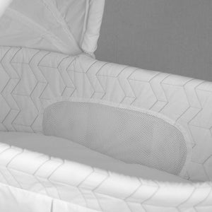 Babyhood Breathe Eze Classic Bassinet (Grey)