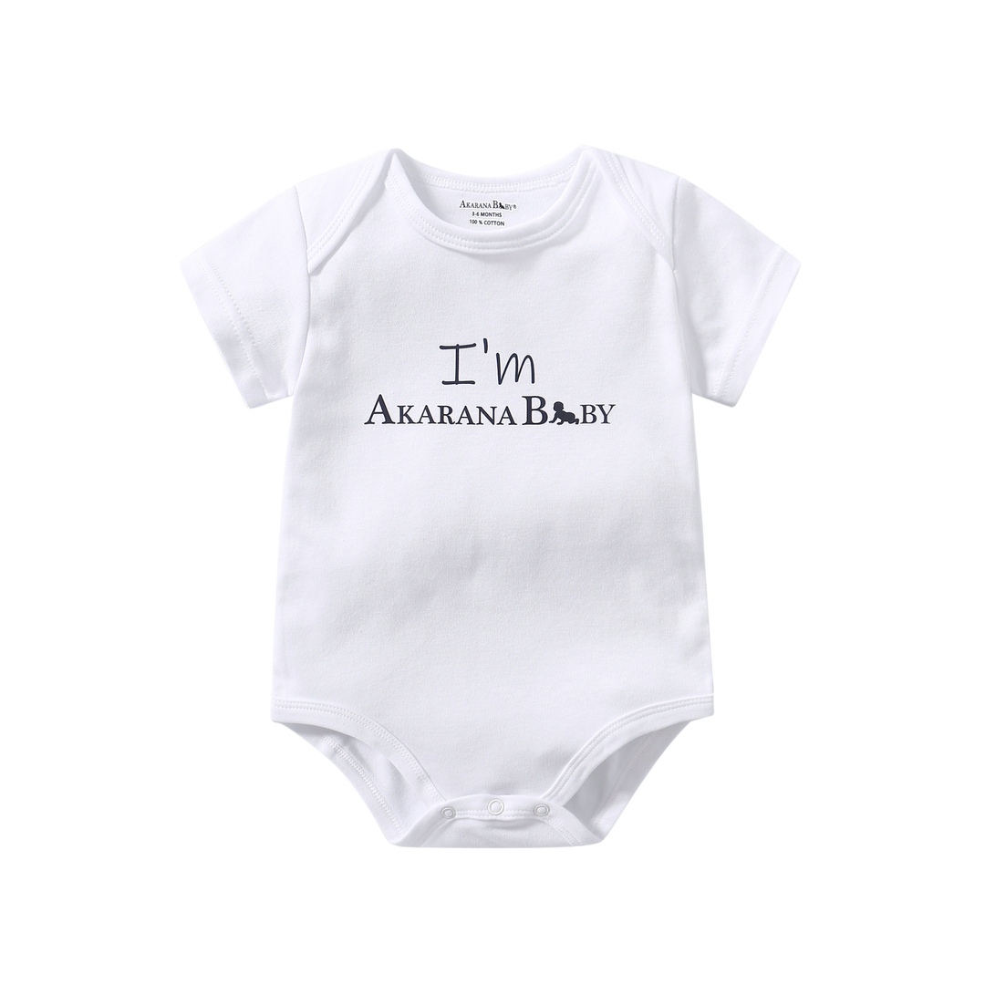 Akarana Baby Romper with Print 0-3 months