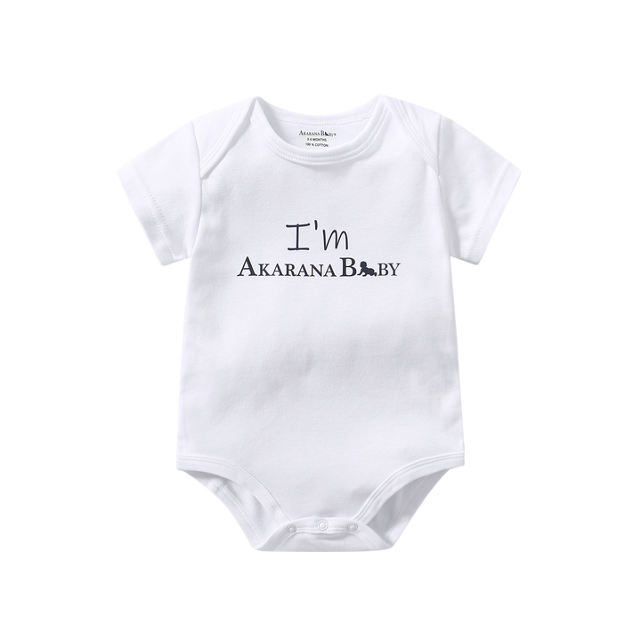 Akarana Baby Romper with Print 0-3 months