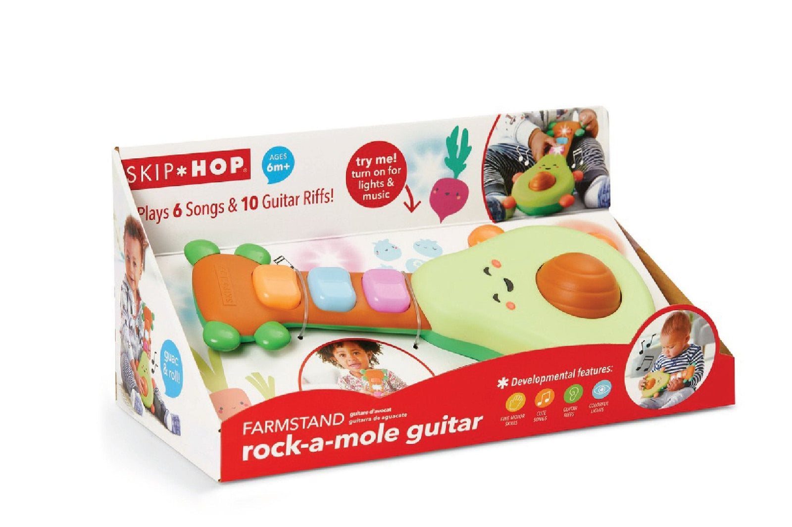 Skip Hop Farmstand Rock A Mole Guitar - Happikiddo.com