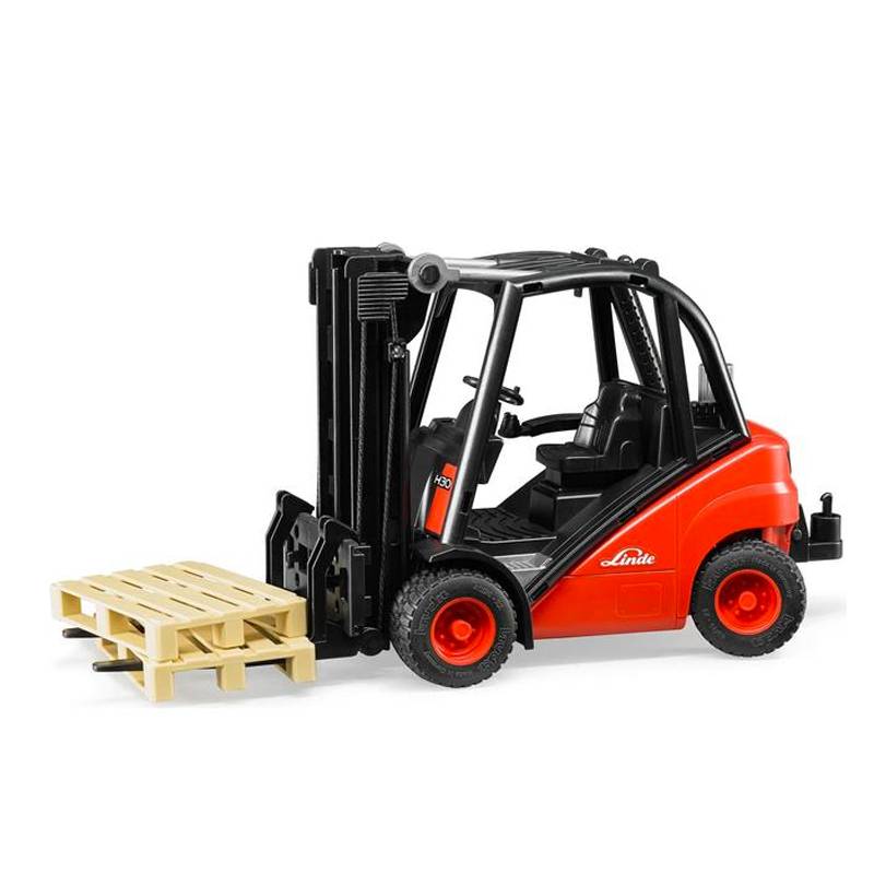 Bruder Linde Fork Lift H30D with 2 pallets