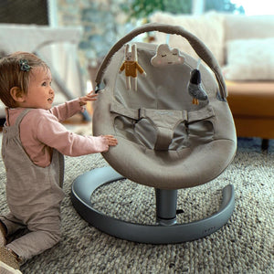 Nuna Leaf Grow (Peach) - Included Toy Bar