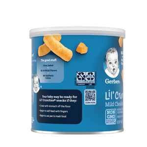 Gerber Lil Crunchies Mild Cheddar