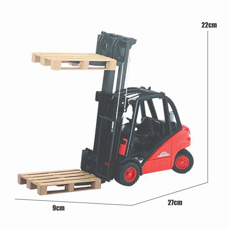 Bruder Linde Fork Lift H30D with 2 pallets