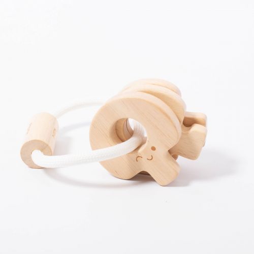 Plan Toys Baby Key Rattle- Natural