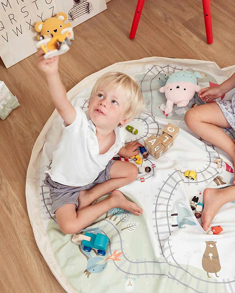 Play & Go 2-in-1 Storage Bag & Playmat- Train