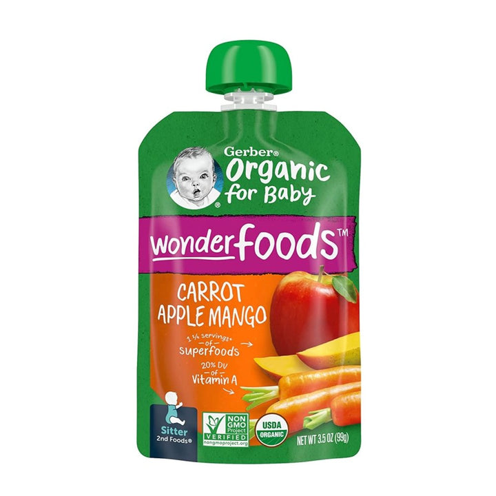 Gerber Organic Puree Pouch (99g)