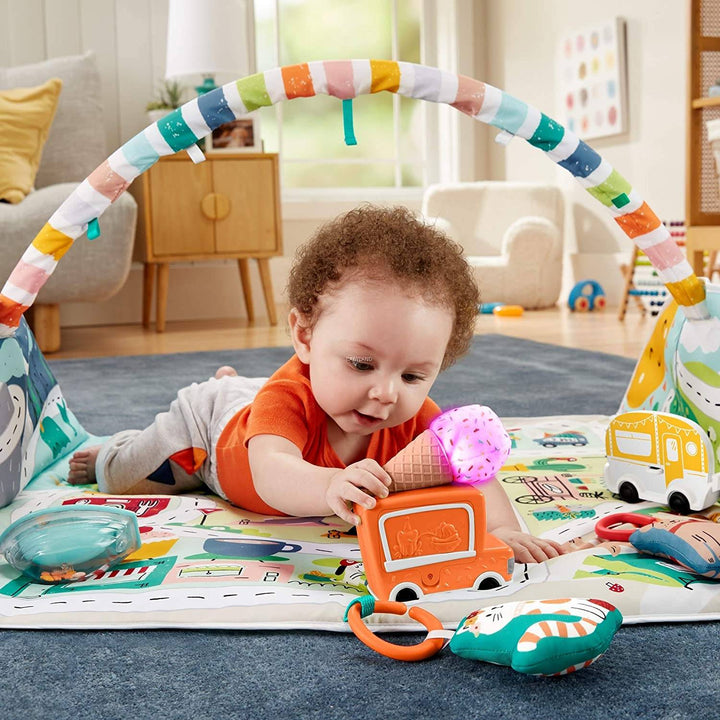 Fisher-Price Joyful Journeys Activity City Gym to Jumbo Play Mat (GJD41)