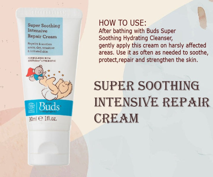 Buds Organics Super Soothing Intensive Repair Cream 30ml