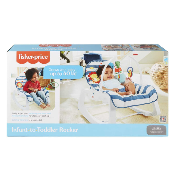 Fisher-Price Infant-To-Toddler Rocker Circus Stripes