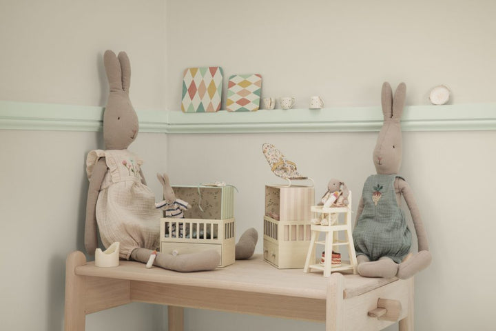 Maileg Rabbit size 4, Overall - Dusty Blue
