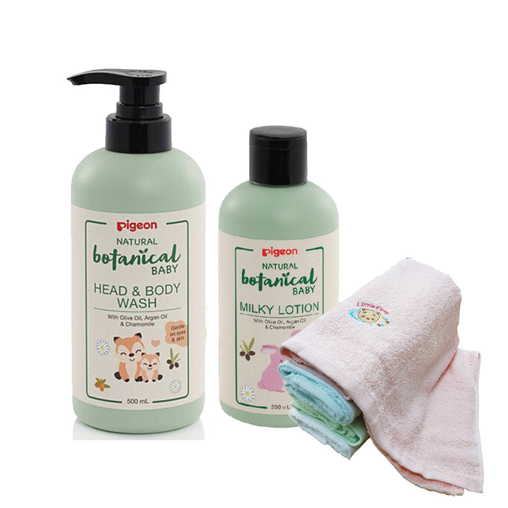 Pigeon Natural Baby Botanical Bath Set