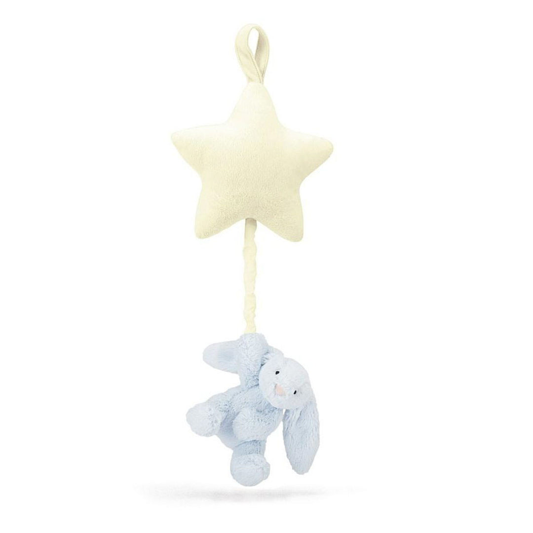 Jellycat Bashful Blue Bunny Musical Pull (BAMS4BBL)