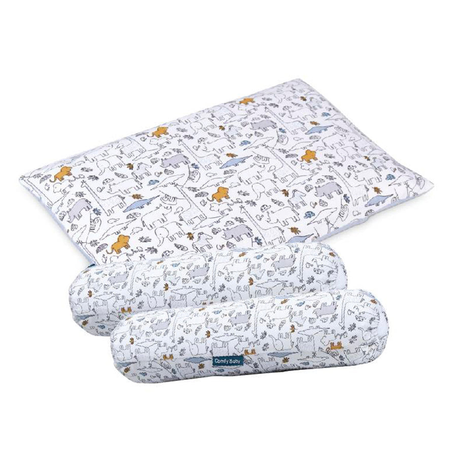 Comfy Living Bolster & Pillow Set (S)- Jungle
