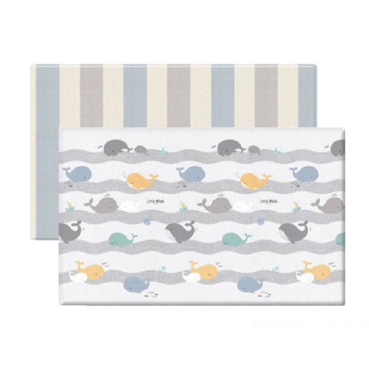 Parklon Korea Pure Bubble Mat XL size- Happy Whale & Stripe (4cm Thick)