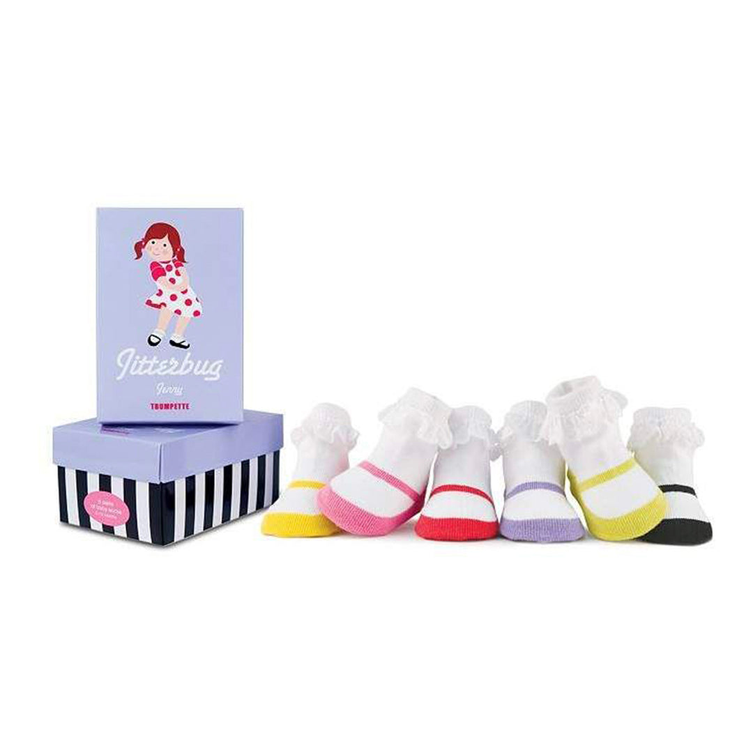 Trumpette Kids Socks Small Set- Letterbug Jenny