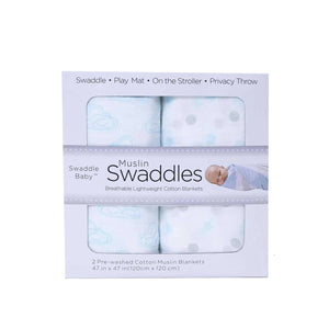 Earth Bebe Muslin Blanket 2pcs Set