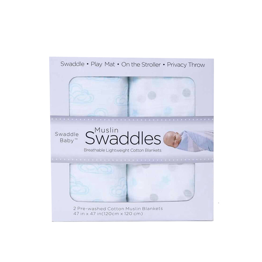 Earth Bebe Muslin Blanket 2pcs Set