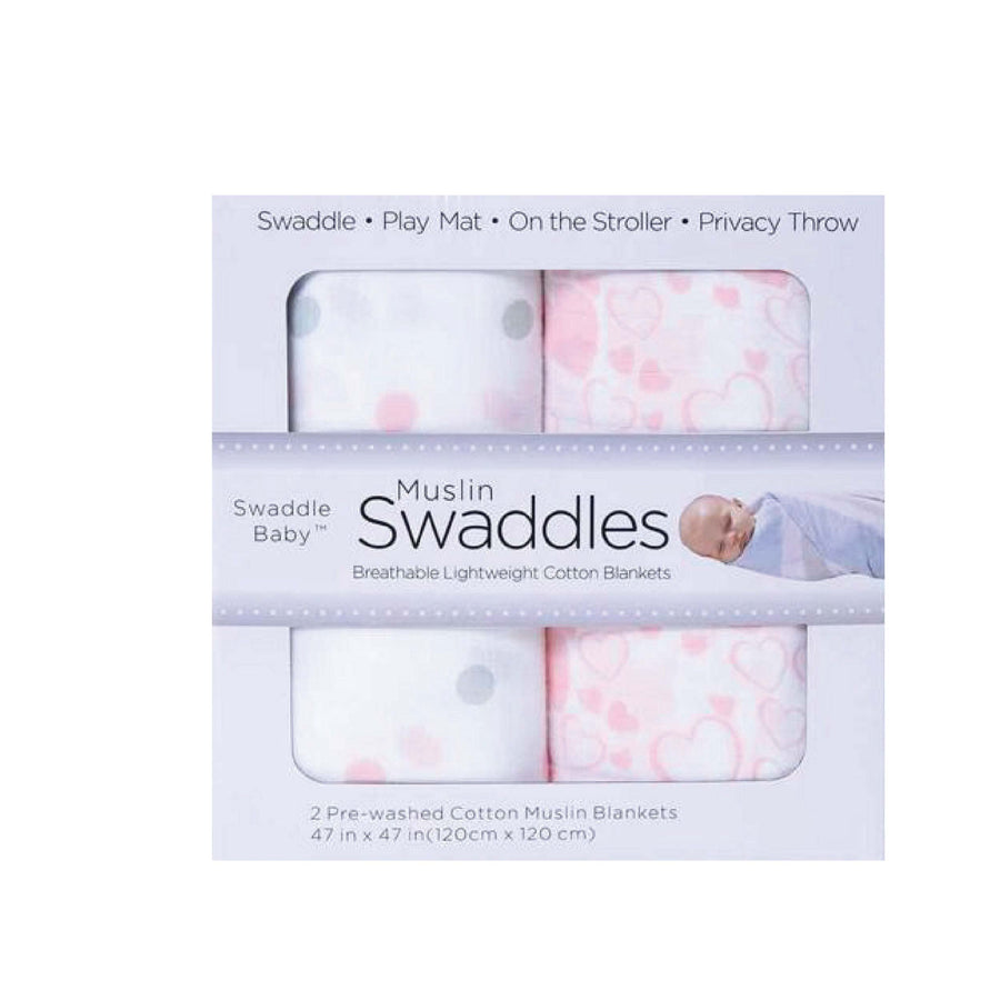 Earth Bebe Muslin Blanket 2pcs Set