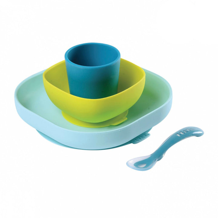 Beaba Silicone Meal Set- Blue