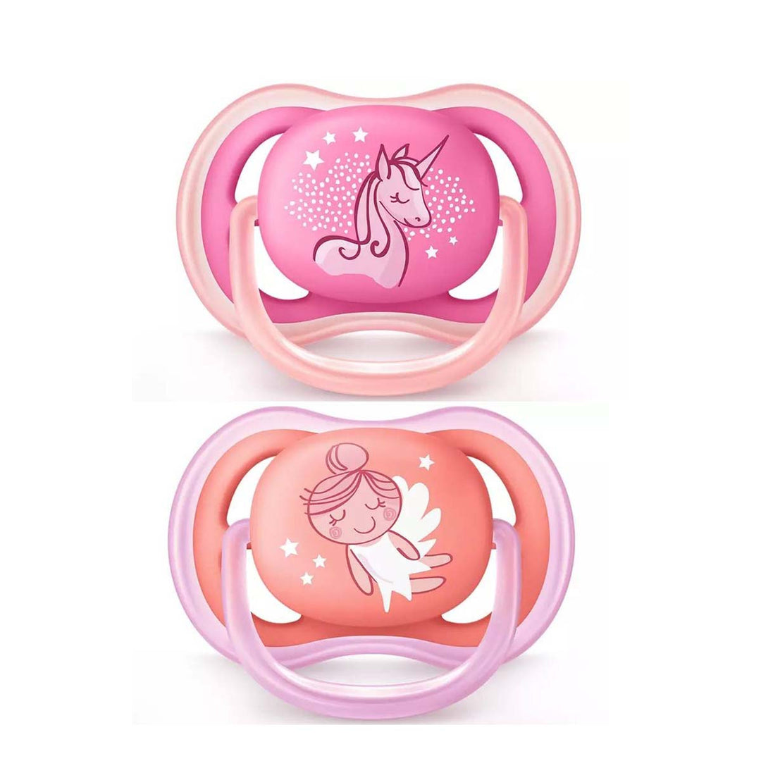 Philips Avent Ultra Air Pacifier 6-18 months- Unicorn/ Angel