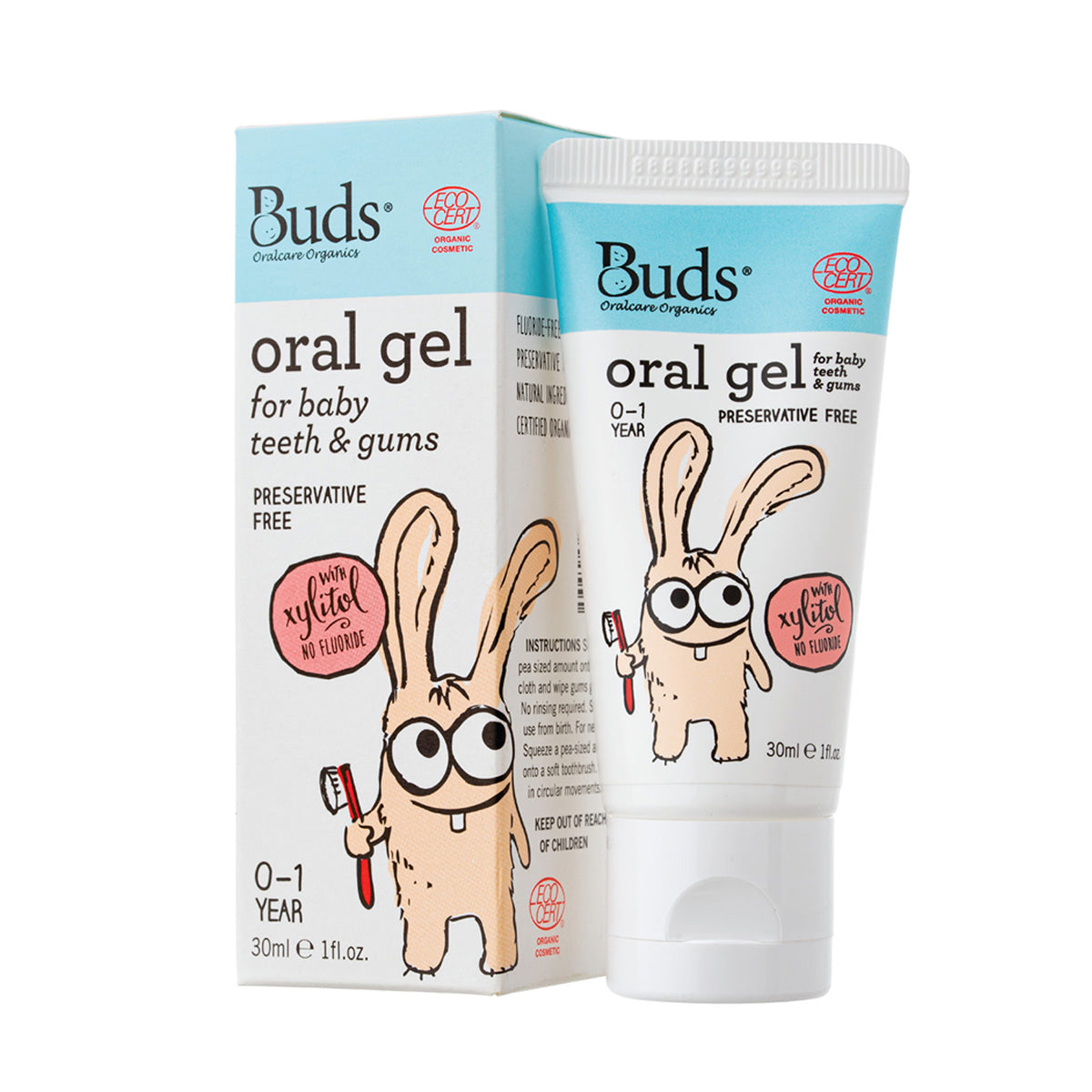 Buds Organics Oral Gel for Baby Teeth and Gums 30ml