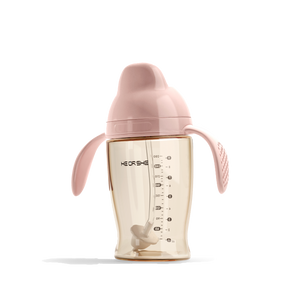 HE OR SHE Dental Care Antibacterial Sippy Cup 9oz/ 280ml (9m+)- Pink