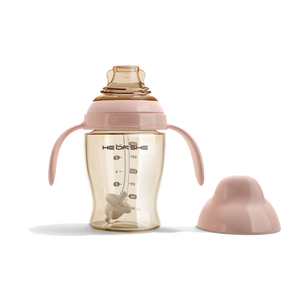 HE OR SHE Dental Care Antibacterial Sippy Cup 6oz/ 180ml (6m+)- Pink