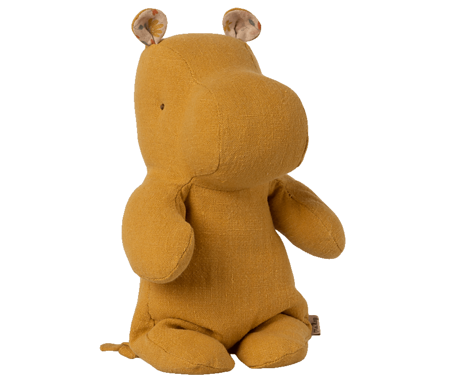 Maileg Safari Friends Small Hippo - Dusty Yellow