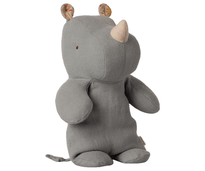 Maileg Safari Friends Small Rhino - Blue Grey