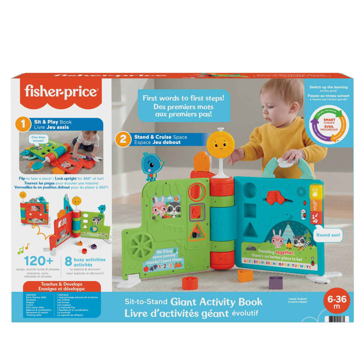 Fisher-Price Sit-To-Stand Giant Activity Book (GTJ58)