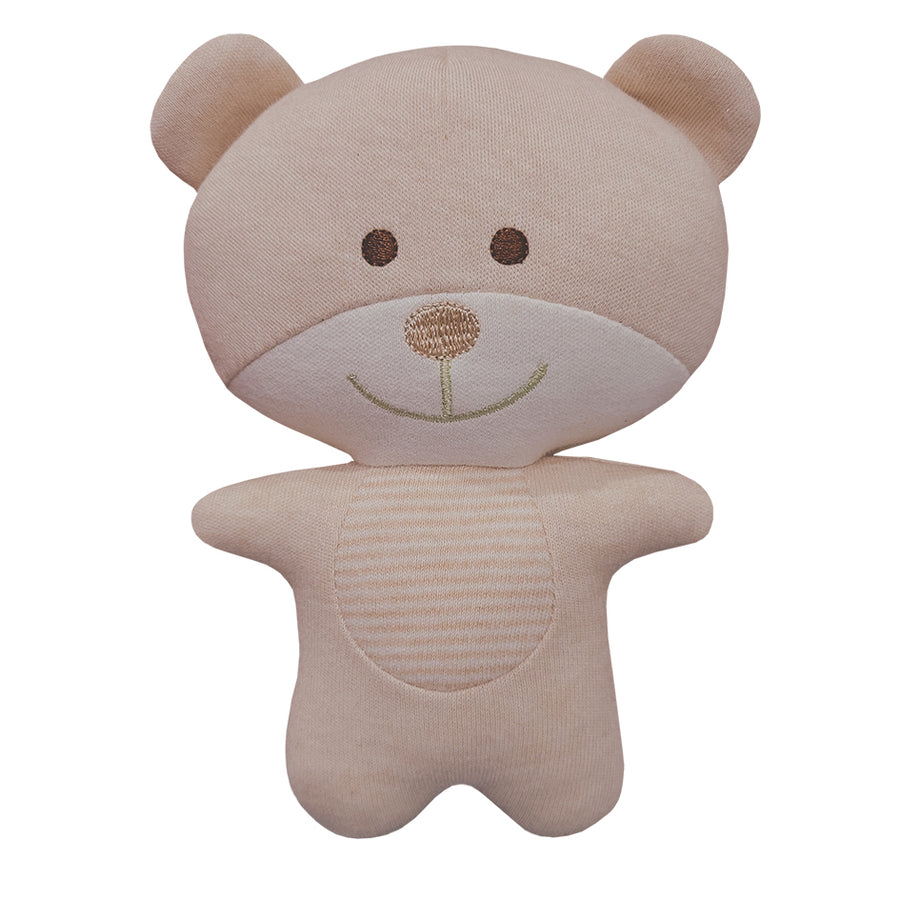Simple Dimple Organic Stuffed Squeakie Toy- Bear