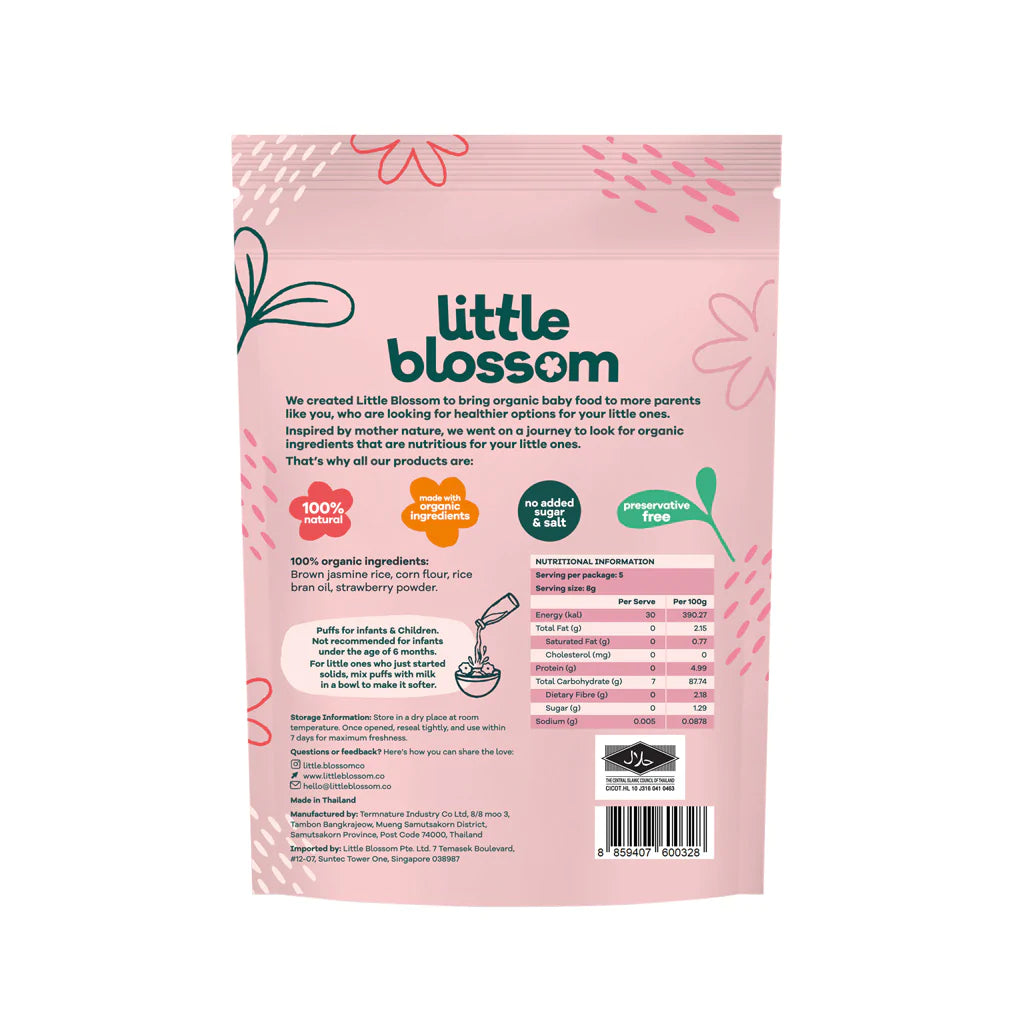 Little Blossom Organic Brown Rice Puffs