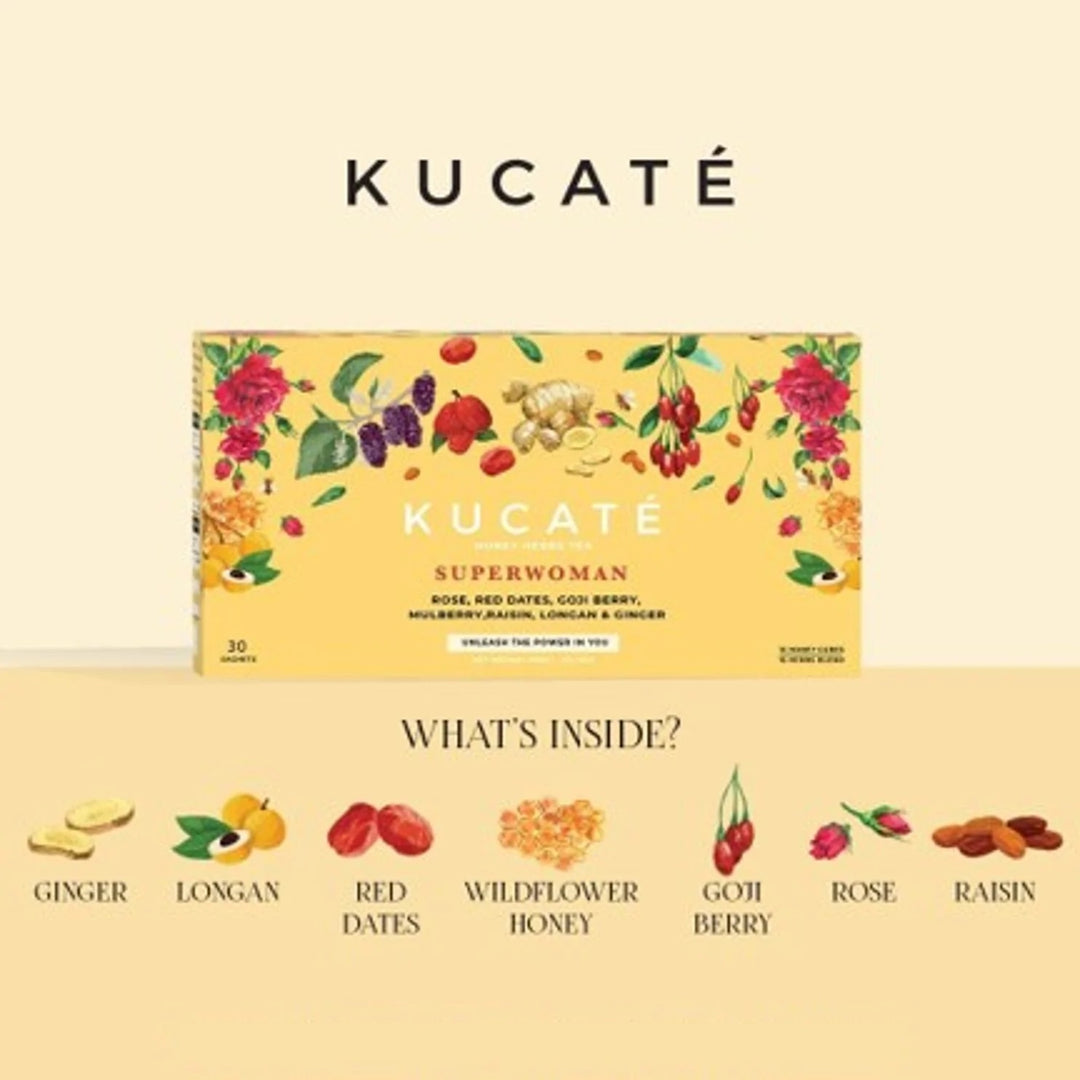 KUCATE Superwoman 7 Herbs Honey Herbal Tea