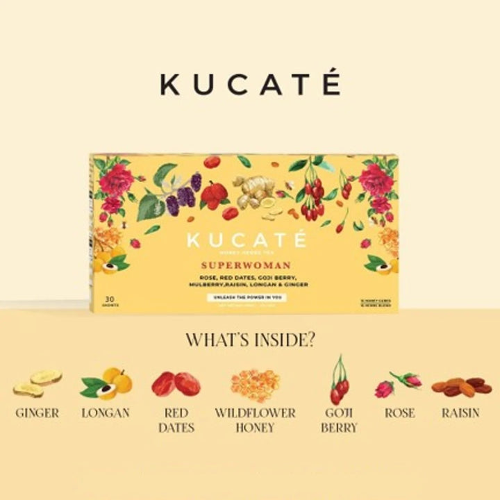 KUCATE Superwoman 7 Herbs Honey Herbal Tea