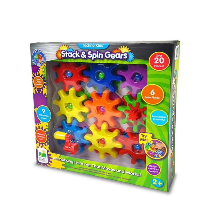 The Learning Journey International Techno Kids Stacks & Spin Gear Set
