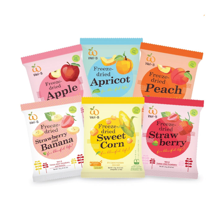 Wel-B Freeze Dried Mixed Fruit (6 in 1 pack)