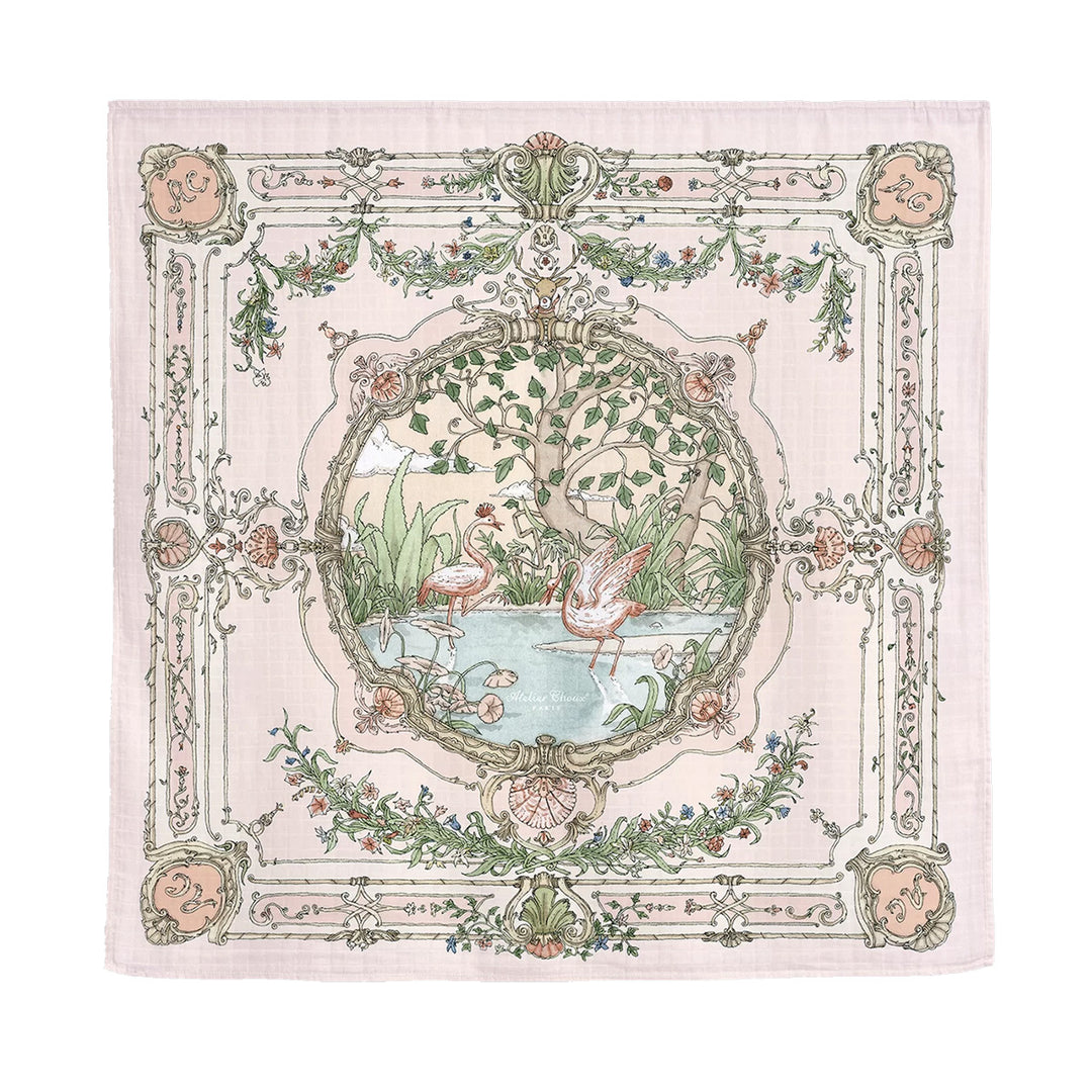 Atelier Choux CARRÉ- Tapestry Peachy