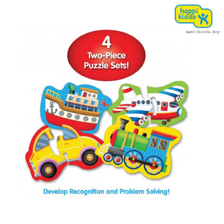 The Learning Journey International My First Shaped Puzzle-Things That Go/ My Toys - Happikiddo.com