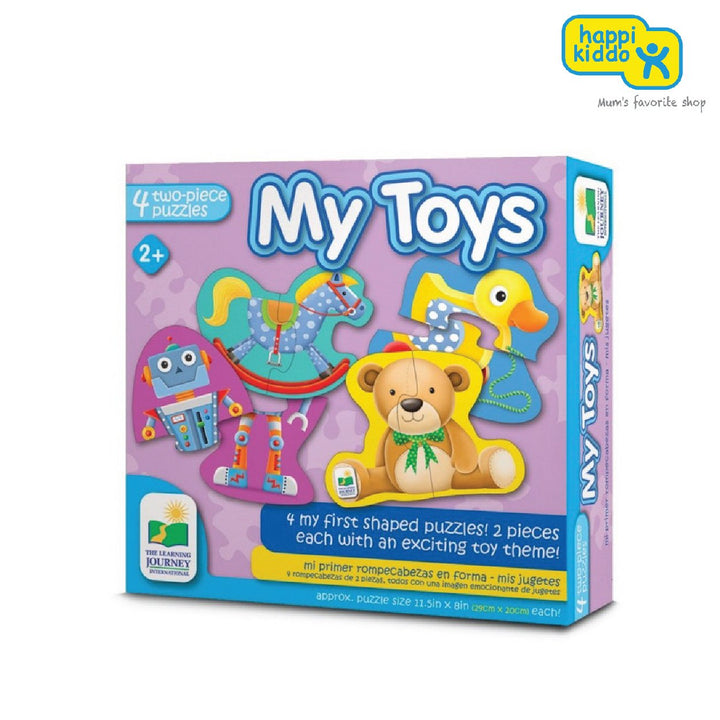 The Learning Journey International My First Shaped Puzzle-Things That Go/ My Toys - Happikiddo.com