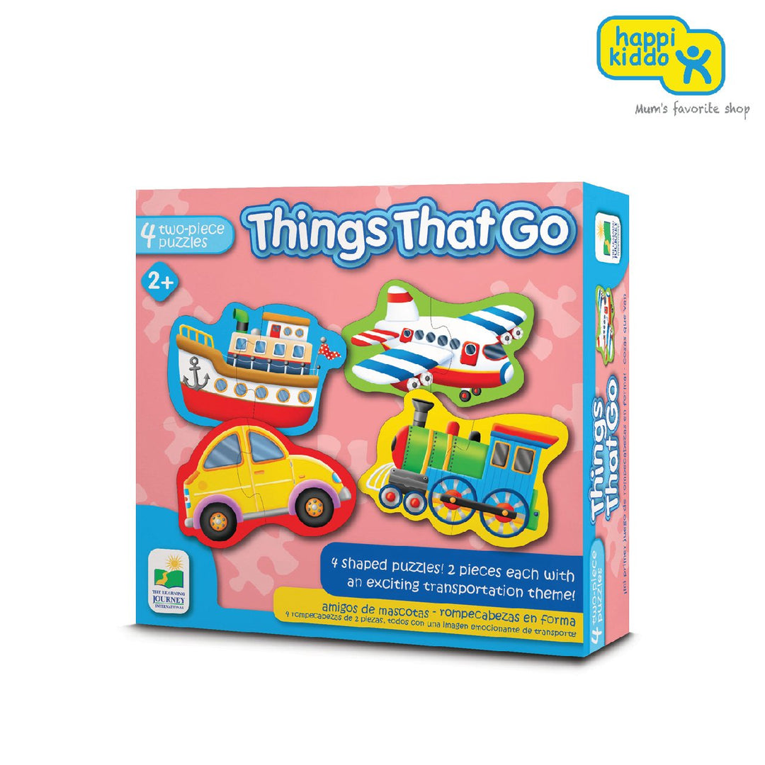 The Learning Journey International My First Shaped Puzzle-Things That Go/ My Toys - Happikiddo.com