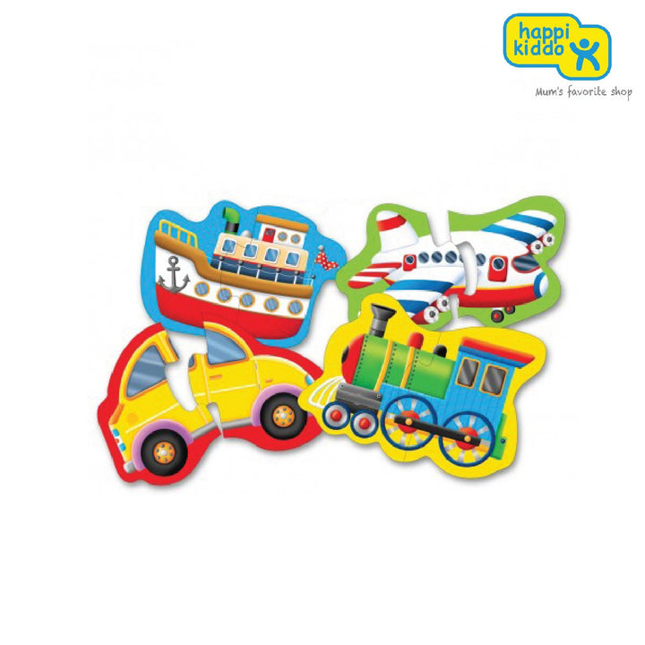 The Learning Journey International My First Shaped Puzzle-Things That Go/ My Toys - Happikiddo.com