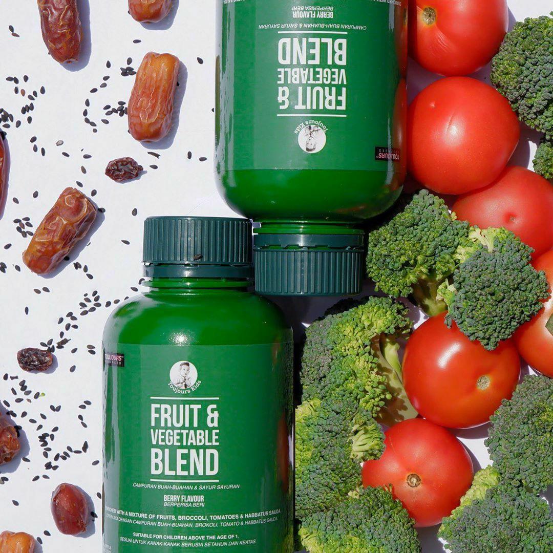 Toujours Kids Fruit & Vegetable Blend 350ml (Berry Flavour)