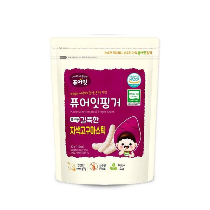 Pure-Eat Finger Organic Long Purple Sweet Potato Stick 8months+ 30g