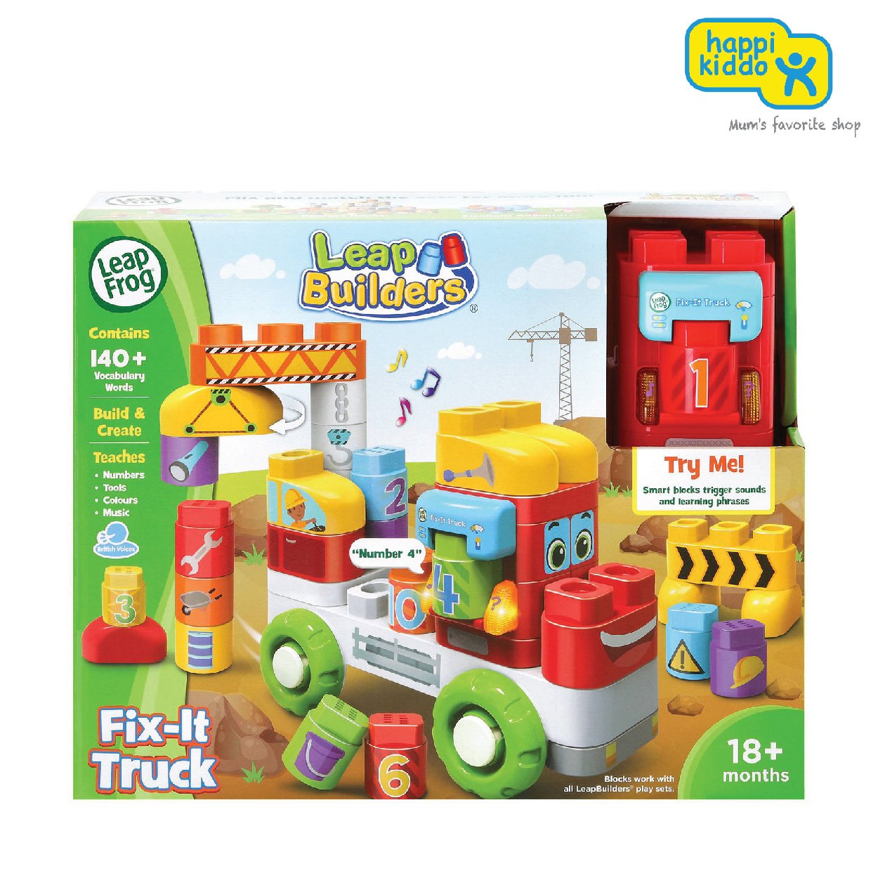 Leapfrog Leapfrog Leapbuilders Fix It Truck - Happikiddo.com