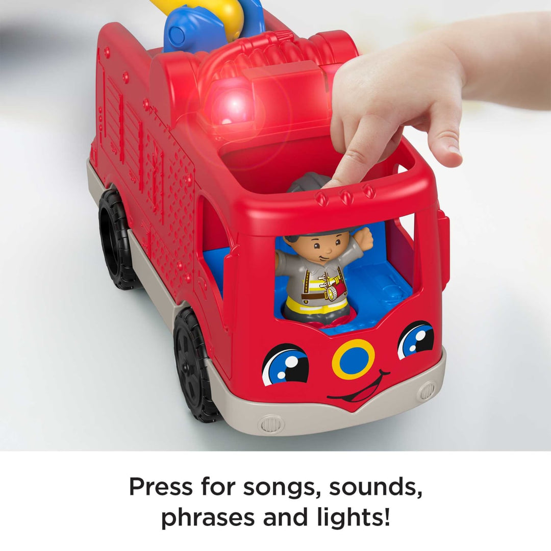 Fisher-Price Little People Helping Others Fire Truck (FDG44)