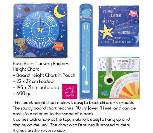 Make Believe Ideas- Nursery Rhymes Height Chart