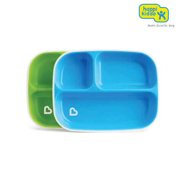 Munchkin Splash Toddler Divided Plates 2 Pack