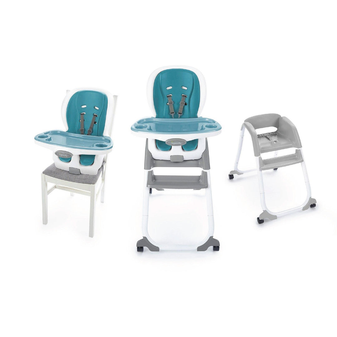 Ingenuity Trio 3 in 1 Smart Clean High Chair-Aqua
