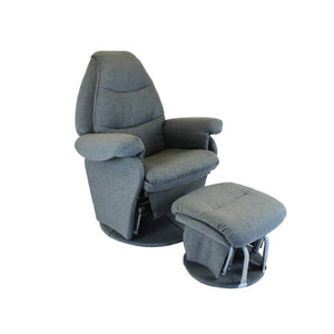 [PRE-ORDER] Babyhood Vogue Glider Chair (Charcoal Grey)